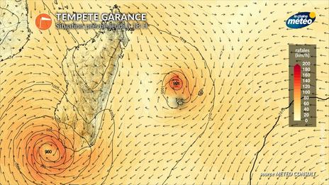 Tempête Garance : l'alerte rouge cyclonique sera déclenchée ce jeudi