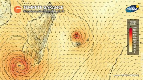 Tempête Garance : l'alerte rouge cyclonique sera déclenchée ce jeudi