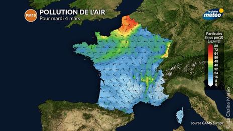 Pollution aux particules fines, sables du Sahara, pollens : qualité de l'air mauvaise cette semaine