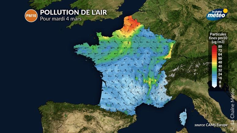 Pollution aux particules fines, sables du Sahara, pollens : qualité de l'air mauvaise cette semaine