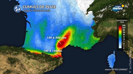 Intempéries : vers une fin de semaine à risque