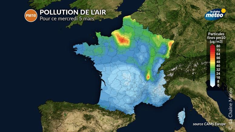 Pic de pollution cette semaine avec une mauvaise qualité de l'air