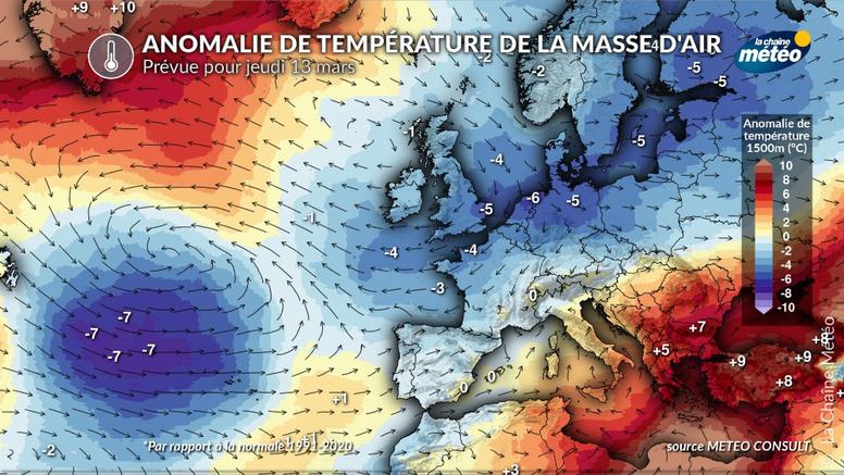 Vers un refroidissement : 10 degrés de moins la semaine prochaine