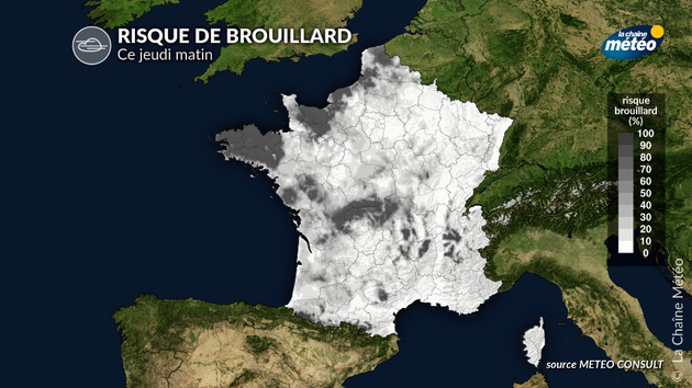 Risque de brouillard pour ce jeudi matin Actualités France