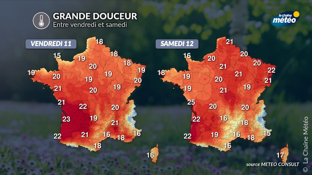 La grande douceur sera généralisée en fin de semaine Actualités France