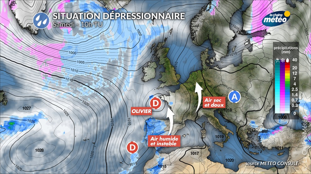 Dépression Olivier Actualités France
