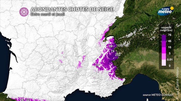 Neige dans les Alpes Actualités France