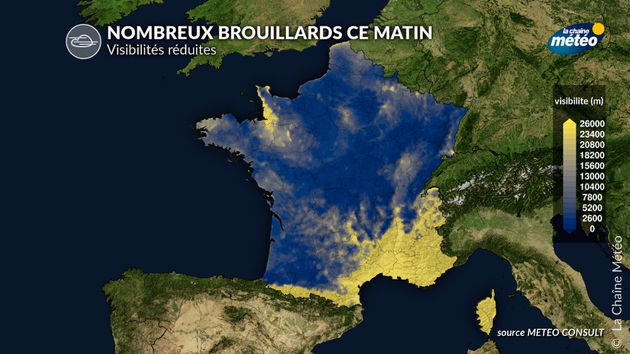 Les brouillards sont nombreux en matinée Actualités France