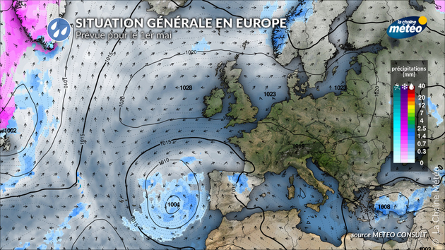 Situation générale prévue pour le 1er mai Actualités France