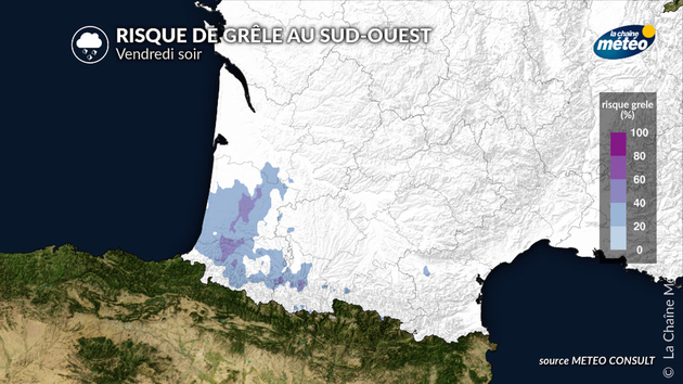 Risque de grêle au sud-ouest vendredi soir Actualités France