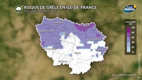 DIRECT ORAGES : de la grêle signalée près de Paris ce samedi après-midi