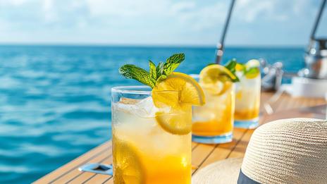 Les meilleures boissons pour se rafraîchir après une journée en mer