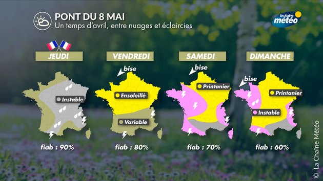 Un pont du 8 mai devenant printanier mais orageux Actualités France