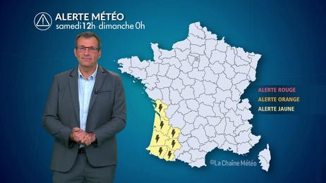 Forts orages grêligènes au sud-ouest