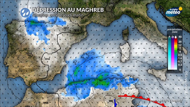 La dépression se creusera jeudi à l Actualités étranger