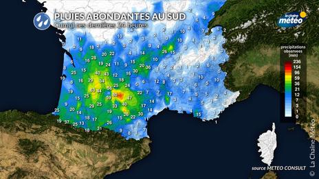 Orages de grêle, pluies torrentielles et inondations, bilan des intempéries d'hier