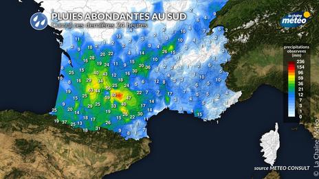 Orages de grêle, pluies torrentielles et inondations dans le sud, bilan des intempéries