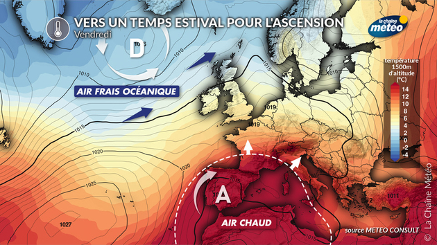 Un dôme de chaleur va transiter sur le sud de la France vendredi Actualités France