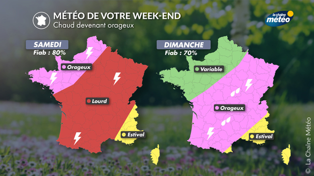 Un week-end marqué par des orages du sud-ouest à l Actualités France