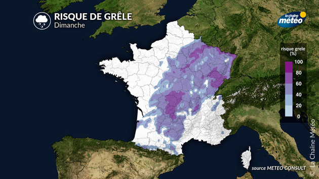 Risque de grêle dimanche Actualités France