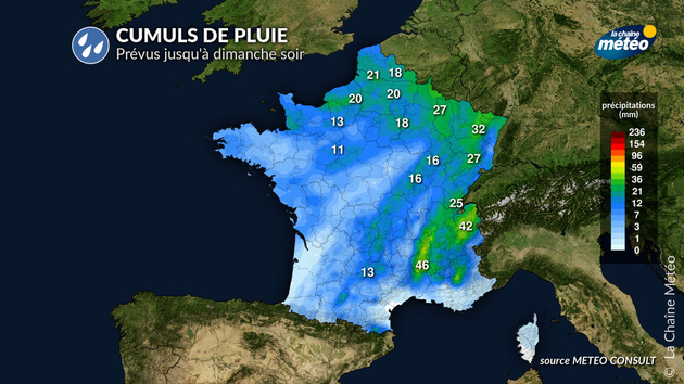 Les cumuls de pluie resteront insuffisants pour enrayer la sécheresse sur le nord du pays Actualités France