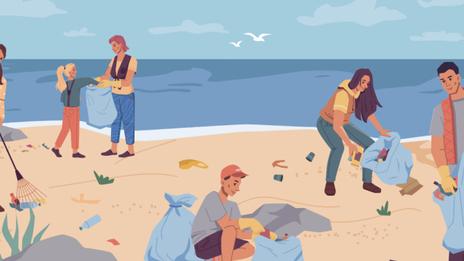 Les bénévoles se mobilisent sur les plages avant l’arrivée de la Rolex Fastnet Race à Cherbourg