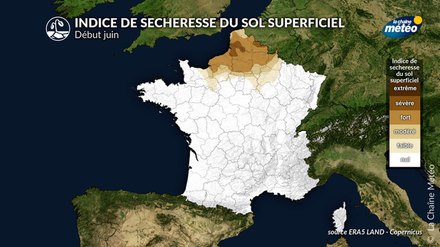 Une sécheresse superficielle exceptionnelle sur les Hauts-de-France Actualités France