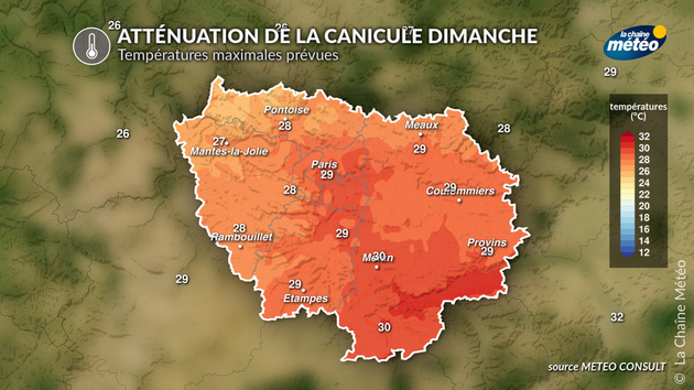 Atténuation des fortes chaleurs dimanche Actualités France