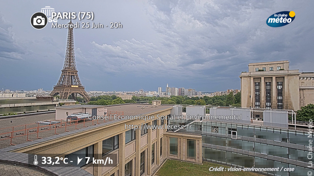 Orage en approche de Paris ce soir Actualités France