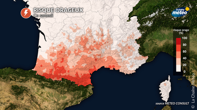 Risque orageux Actualités France