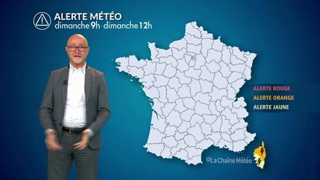 Brefs mais violents orages en Corse ce dimanche