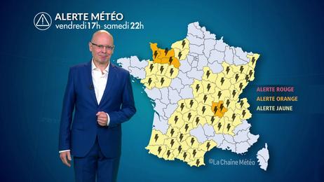 Orages parfois violents en Normandie et au centre-est