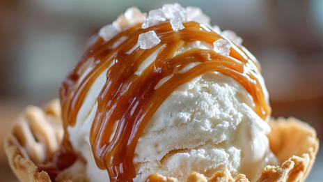 La crème glacée au sel marin : une touche sucrée venue des embruns