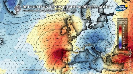 Météo capricieuse : vers le retour d'un temps plus estival après le 5 août