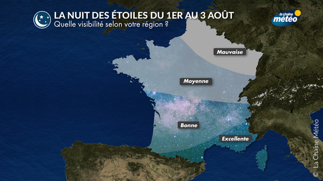Visibilité étoiles Actualités France