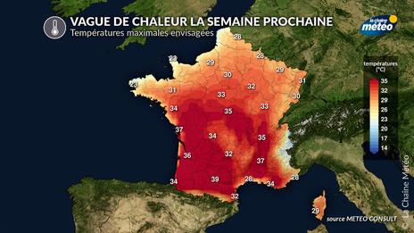 Vague de chaleur et risque de canicule : à quoi s’attendre la semaine prochaine ?