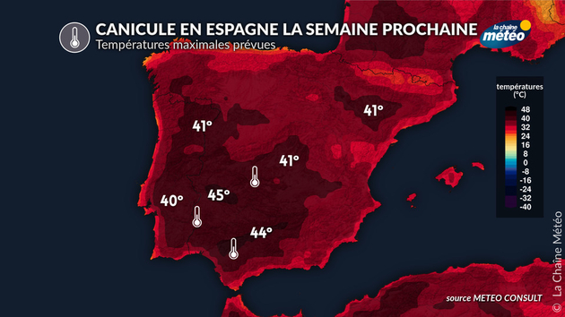 Canicule en Espagne la semaine prochaine Actualités France