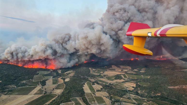 Méga feu dans l'Aude : la sécheresse et surtout les vents en cause