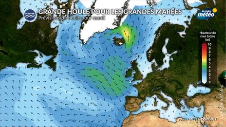 Grandes marées cette semaine : coefficient 106 ce mardi