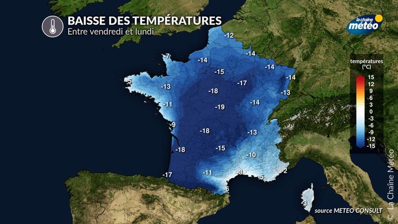 Dégringolade des températures : de juillet à octobre en moins de 48 heures