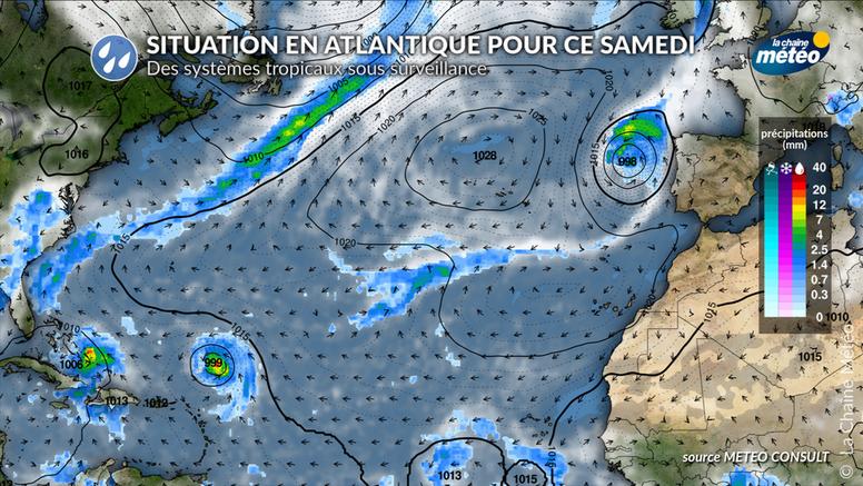 Ouragans : regain d’activité en Atlantique à surveiller