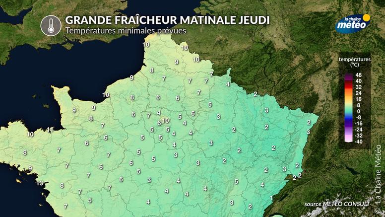 Les premières gelées blanches en plaine se confirment ce jeudi matin du centre au nord-est