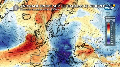 Coup de froid brutal sur les Balkans : neige précoce à Sofia en Bulgarie et Pristina au Kosovo