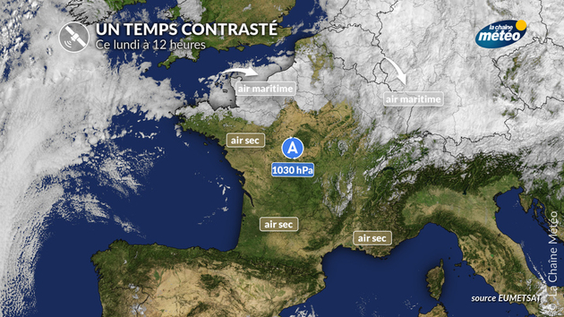 Nuages au nord, soleil au sud : l Actualités France
