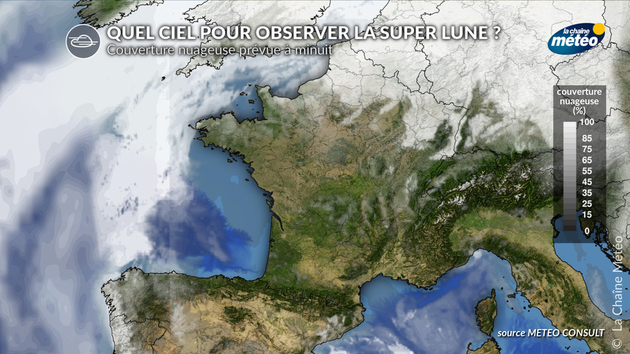 Couverture nuageuse prévue vers minuit Actualités France