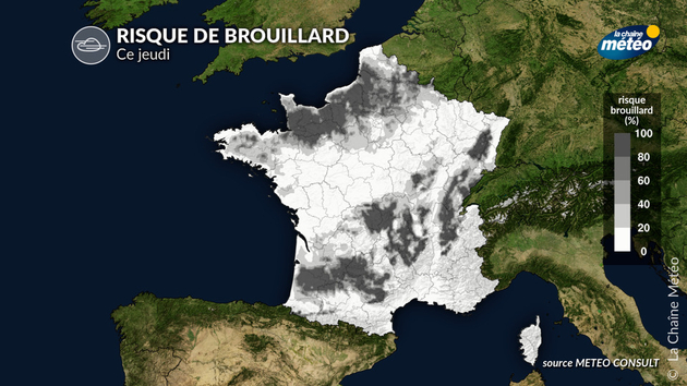 Risque de brouillards ce jeudi Actualités France