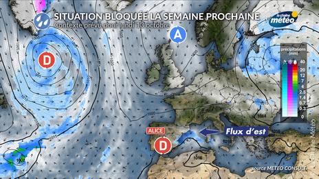 Tempête Alice : une nouvelle dépression menace l’Espagne et les Baléares, avec un risque d’inondations