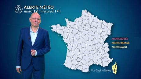 Orages parfois forts en Corse entre mardi et mercredi