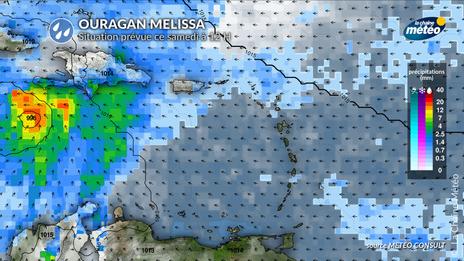 Ouragan Melissa : situation critique dans les Caraïbes