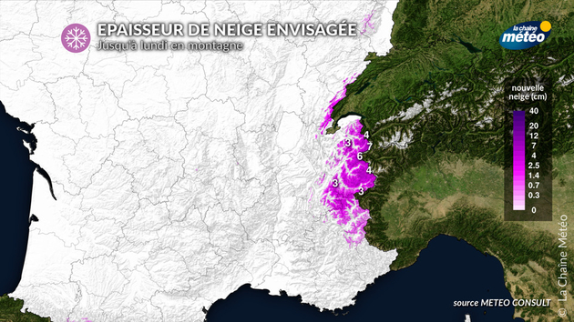 Neige en montagne dimanche Actualités France